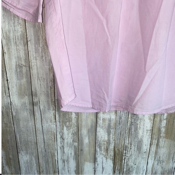 J. Crew Lavender Ruffle Sleeve Button Back Blouse - Picture 3 of 7